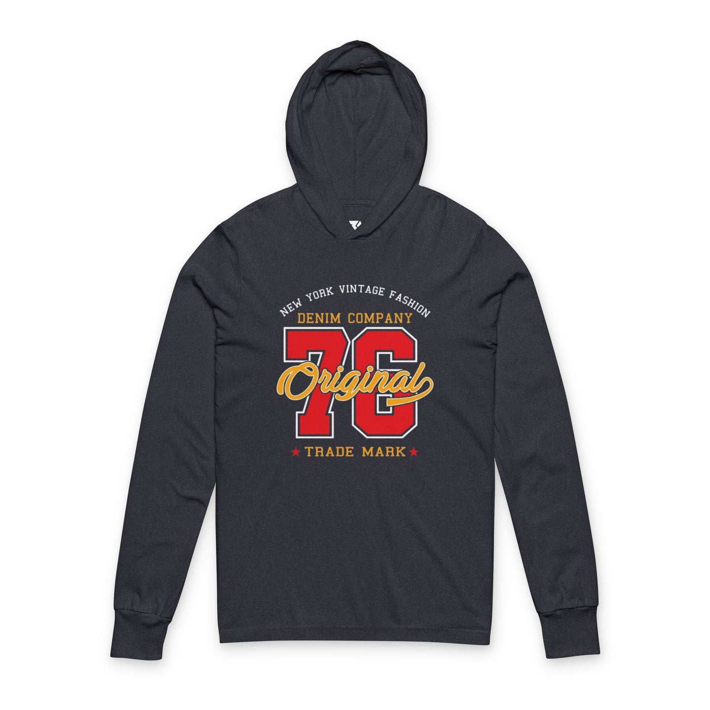 Original 75 Vintage Logo Hooded Long-Sleeve Tee