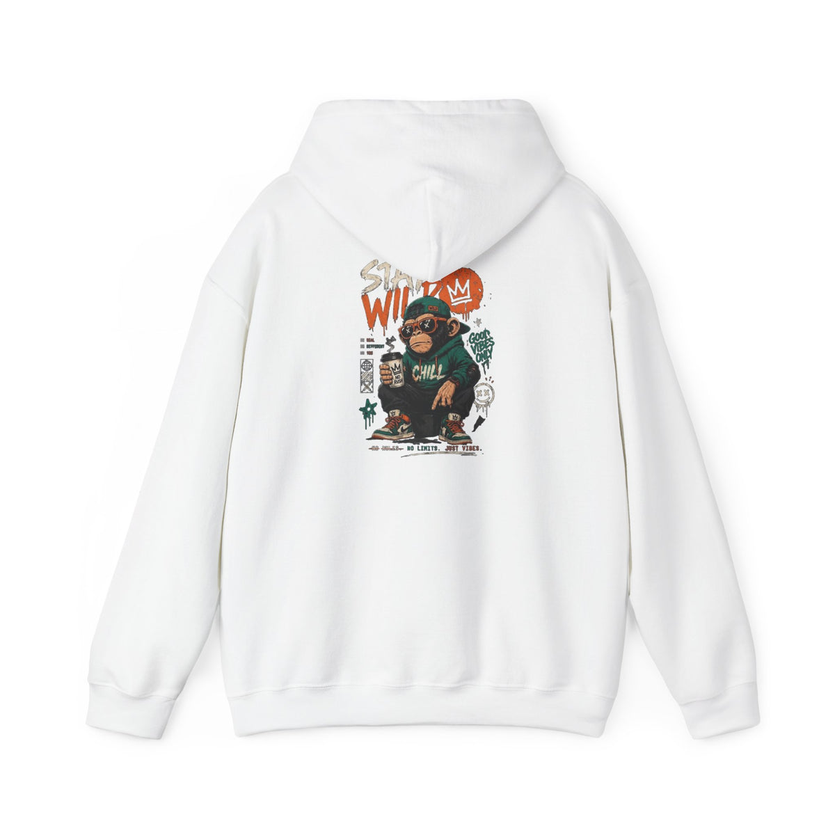 Chill Monkey Graphic Hoodie