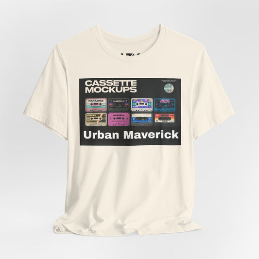 Urban Maverick Vintage Music Cassette & Headphones Graphic Tee