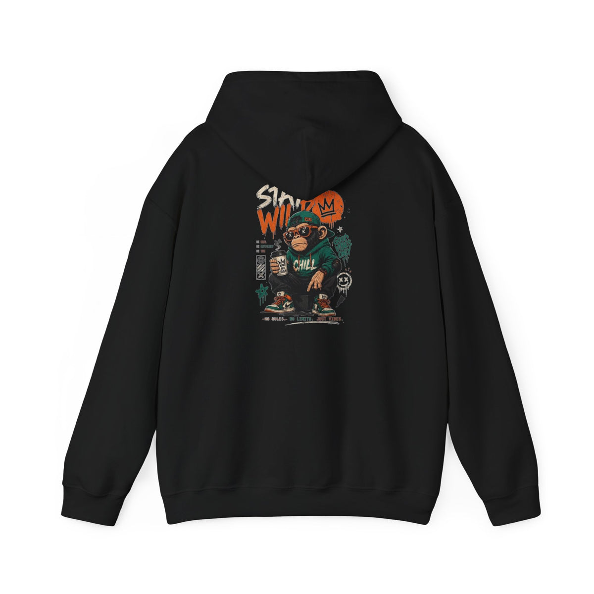 Chill Monkey Graphic Hoodie