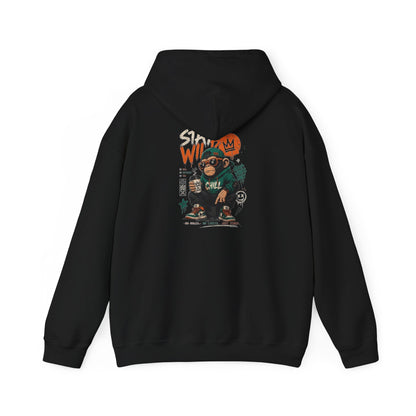 Chill Monkey Graphic Hoodie
