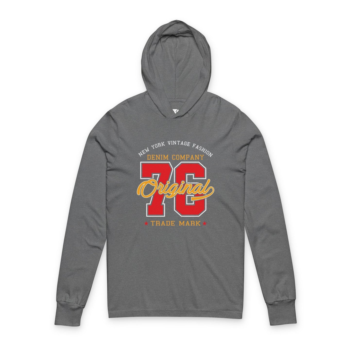 Original 75 Vintage Logo Hooded Long-Sleeve Tee