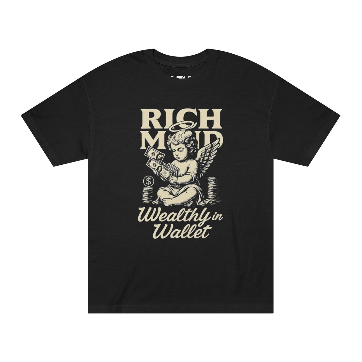 Rich Mad "Wealthy in Wallet" Graphic Tee