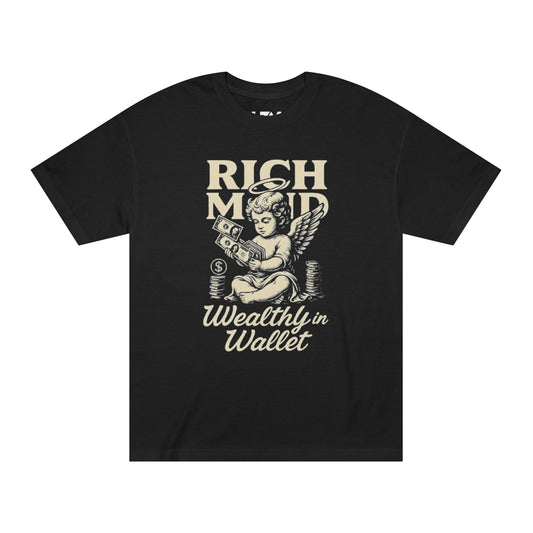 Rich Mad "Wealthy in Wallet" Graphic Tee