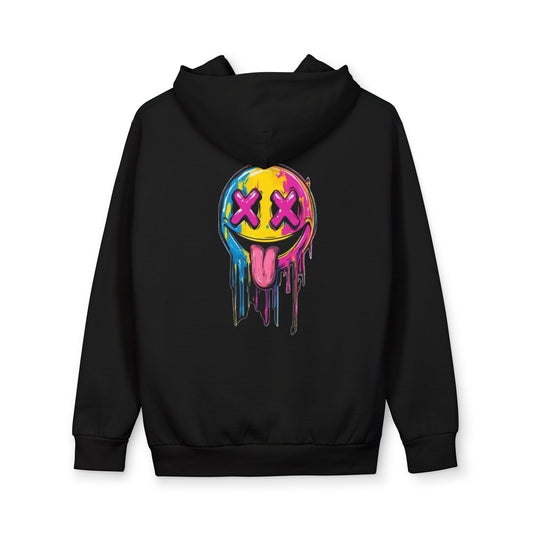 Dripping Neon Smiley Urban Maverick Hoodie