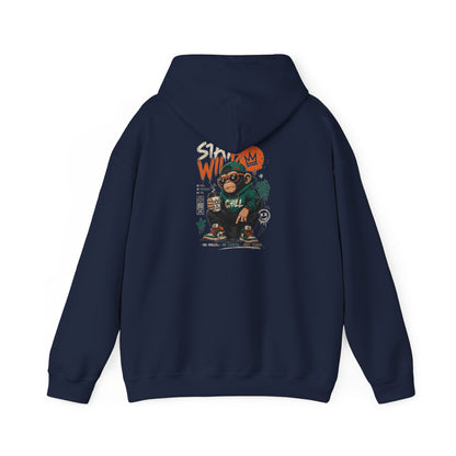 Chill Monkey Graphic Hoodie