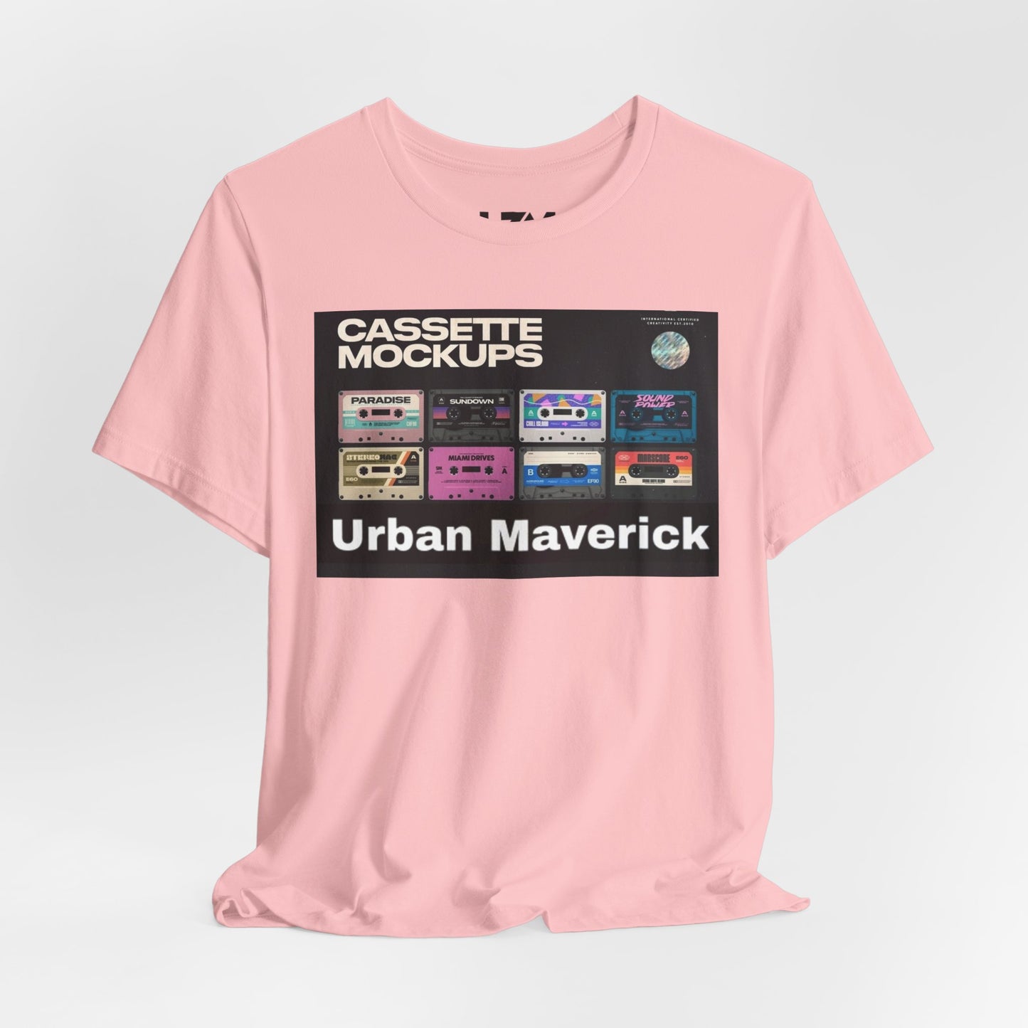 Urban Maverick Vintage Music Cassette & Headphones Graphic Tee