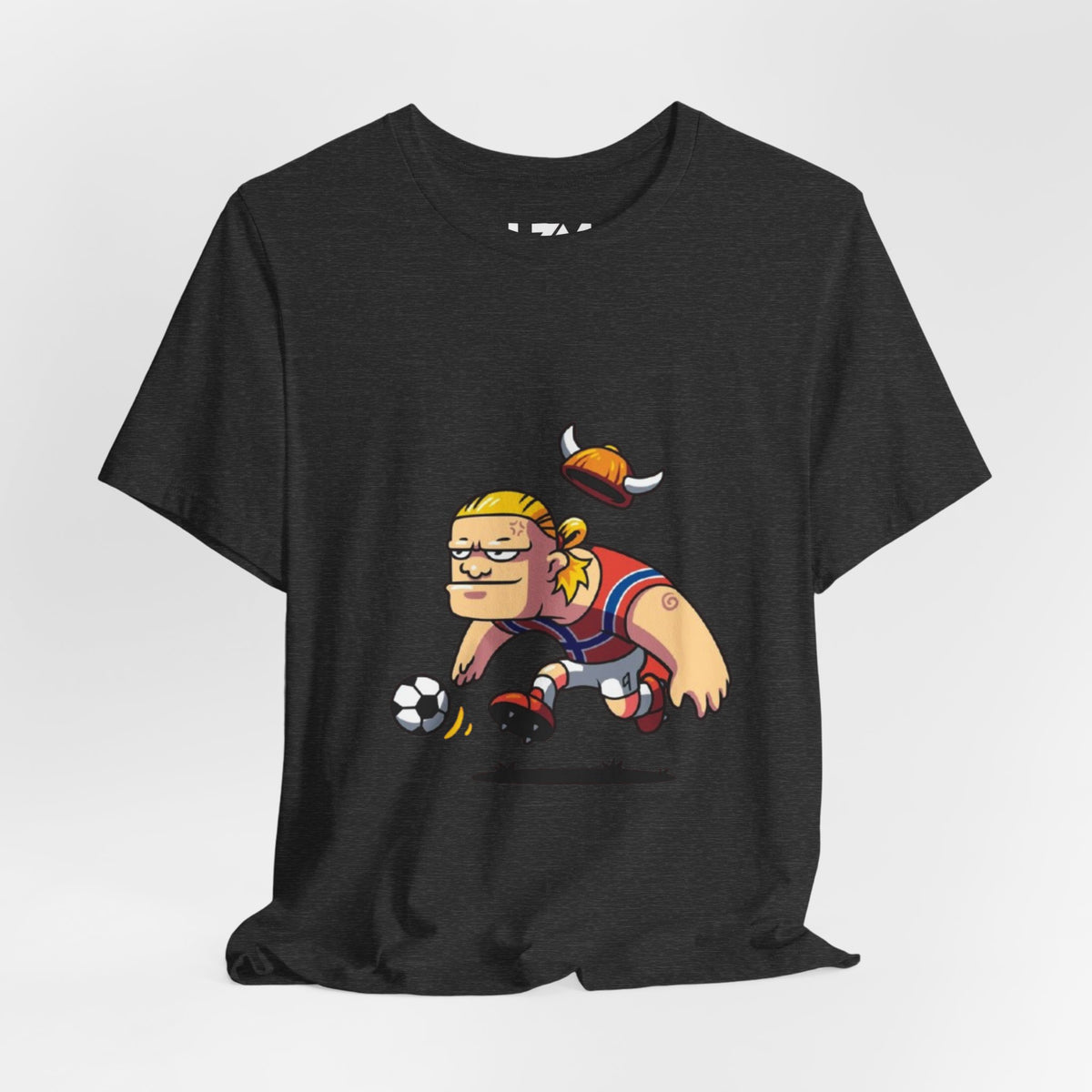 Viking Soccer Player Graphic Tee
