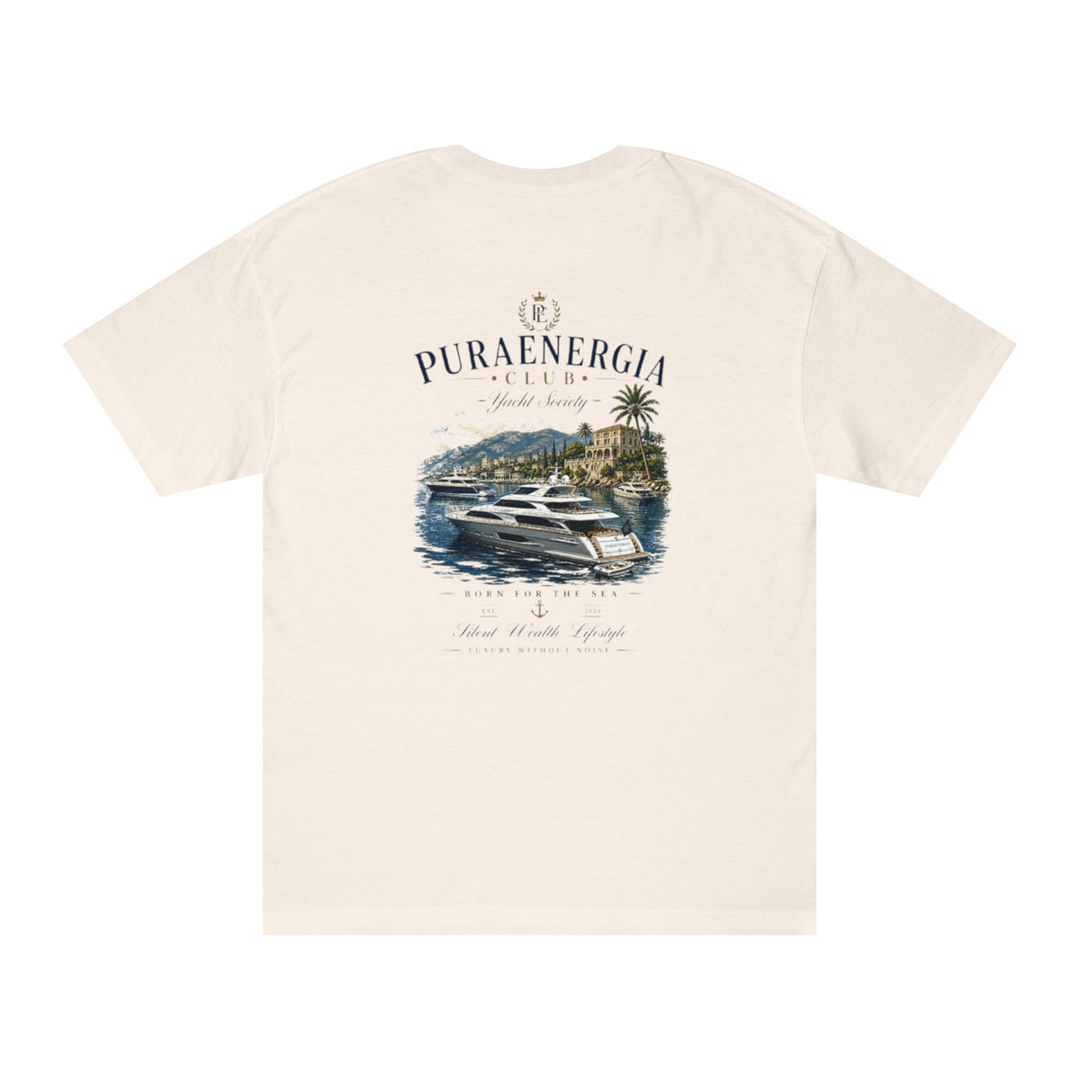 Pura Energia Coastal Luxury Yacht Club Graphic Tee