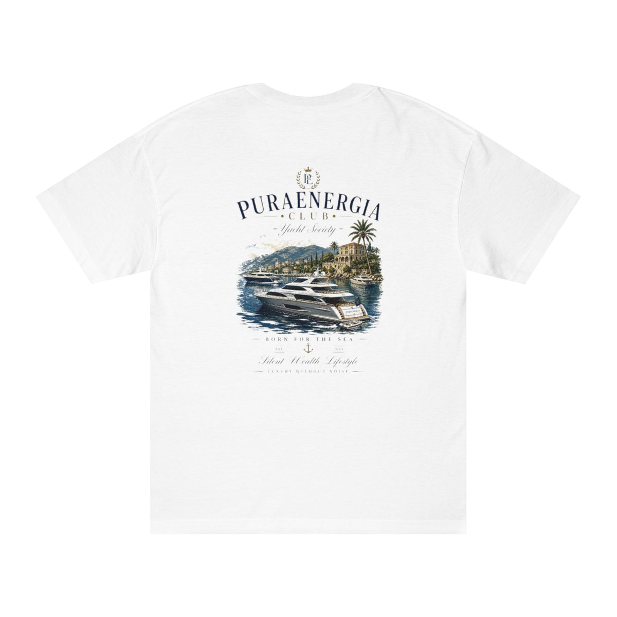 Pura Energia Coastal Luxury Yacht Club Graphic Tee