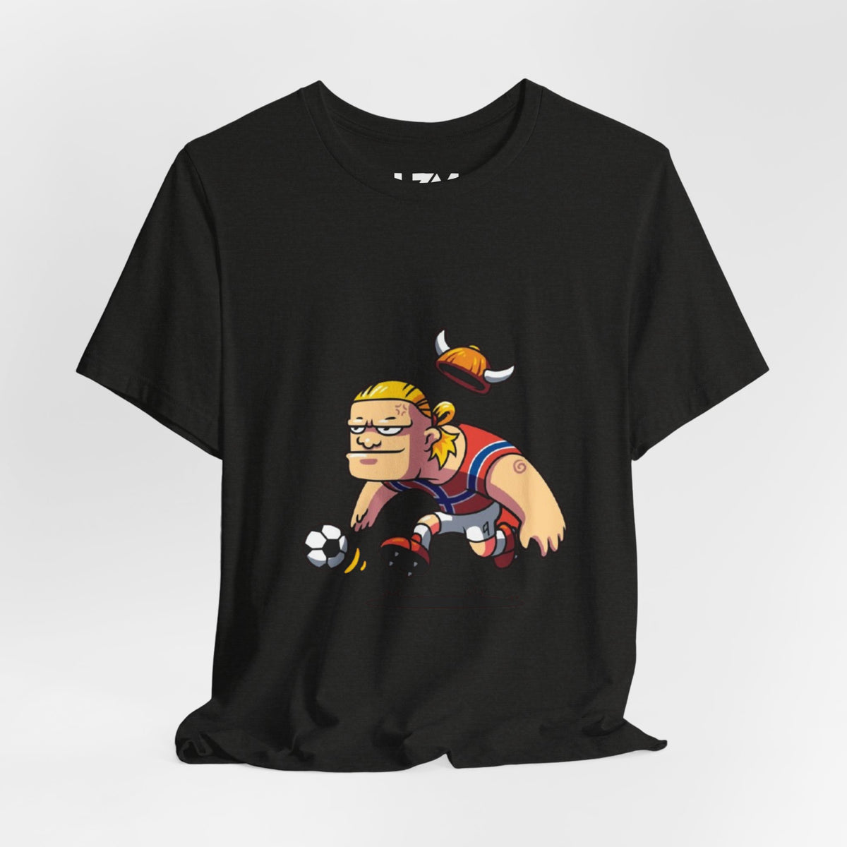 Viking Soccer Player Graphic Tee