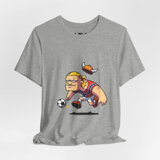 Viking Soccer Player Graphic Tee