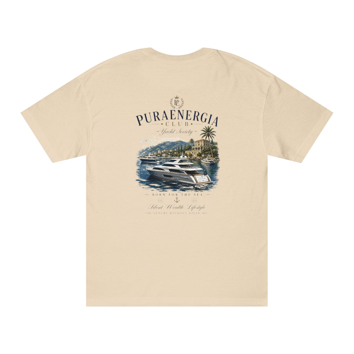Pura Energia Coastal Luxury Yacht Club Graphic Tee