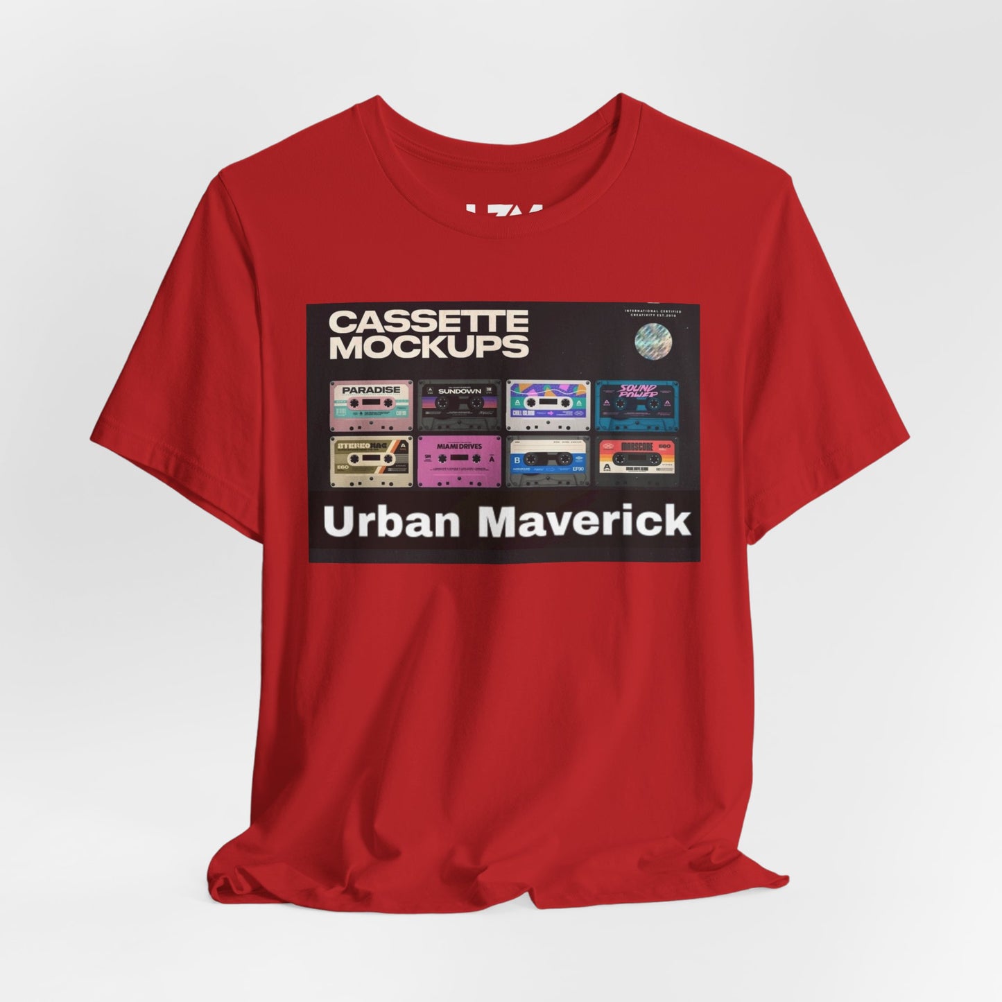 Urban Maverick Vintage Music Cassette & Headphones Graphic Tee